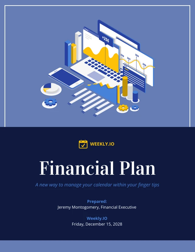 Financial Business Plan Template - Page 1