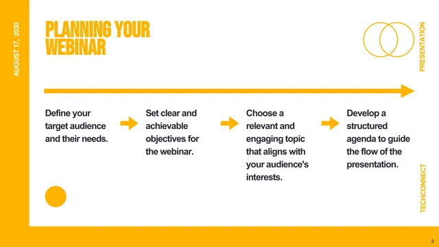 Simple Orange and White Webinar Presentation - Page 3