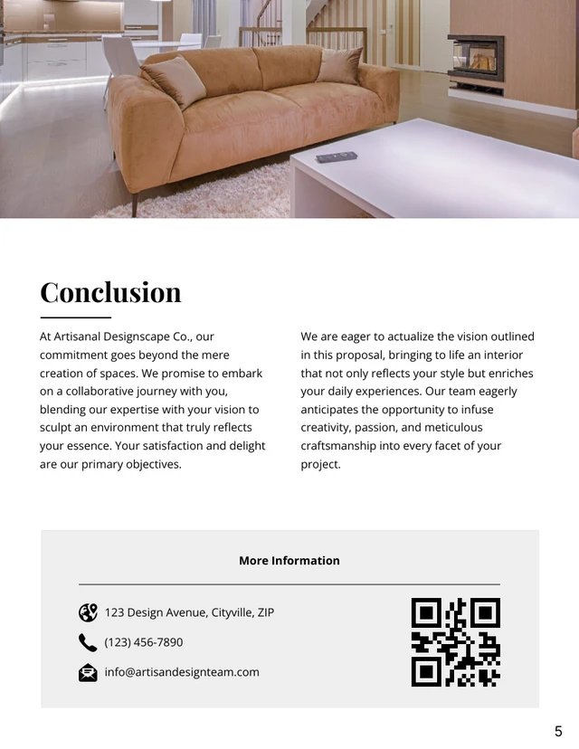 Interior Design Proposal - Page 5