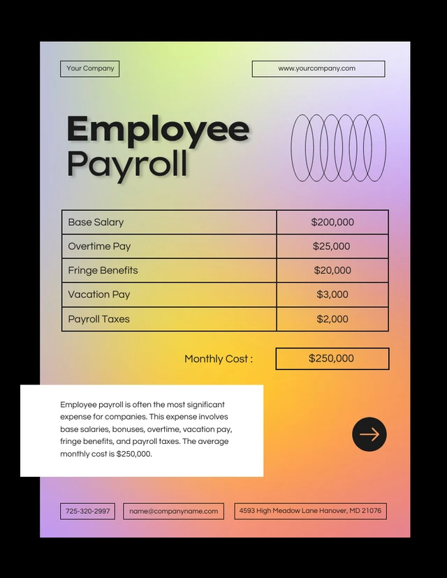 Black And Gradient Simple Budget Plan - Page 2