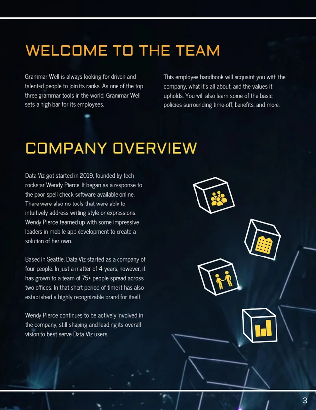 Bold Company Employee Handbook - Page 3