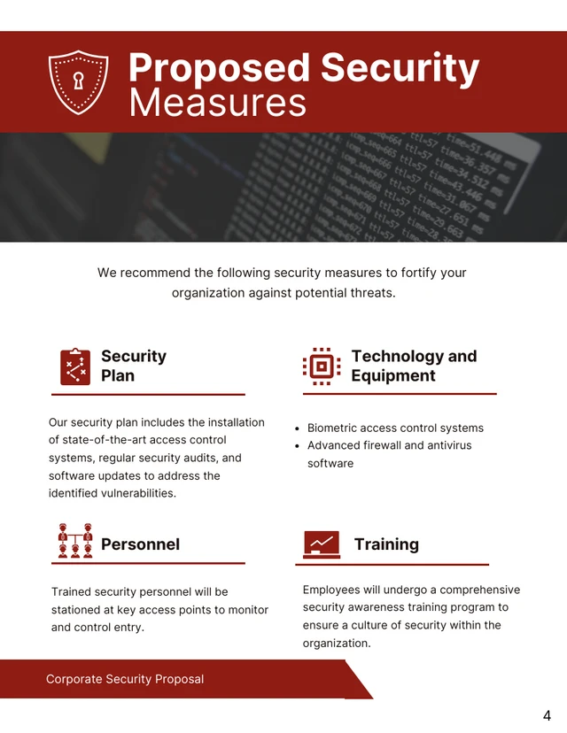 Corporate Security Proposal - Page 4