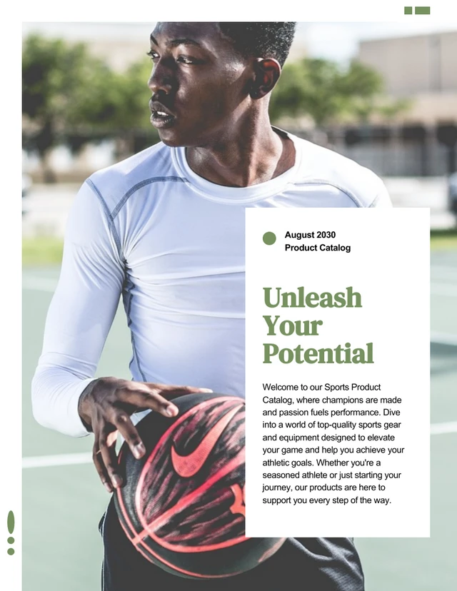 Simple Green Sports Product Catalog - Page 1