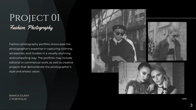 Black Monochrome Photography Portfolio - Page 3