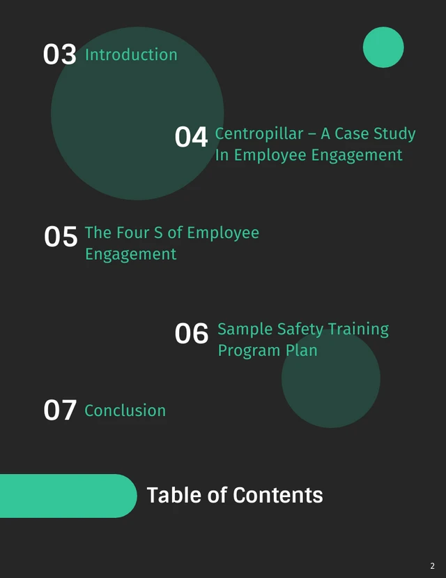 Modern Dark Employee Safety Handbook Template - Page 2