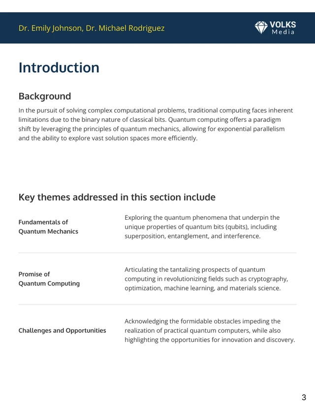 Scientific White Paper Template - Page 3