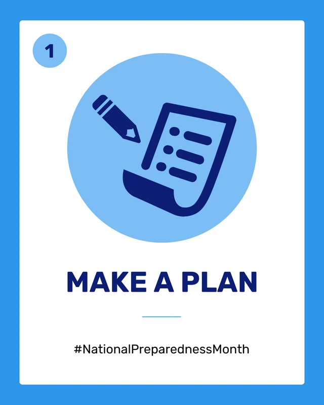 Emergency Preparedness Month Instagram Carousel Post - Page 2
