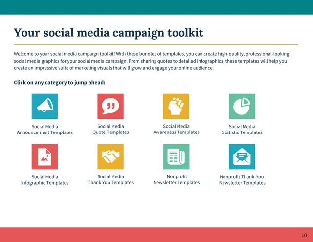 Nonprofit Social Media Campaign Toolkit eBook - Page 10