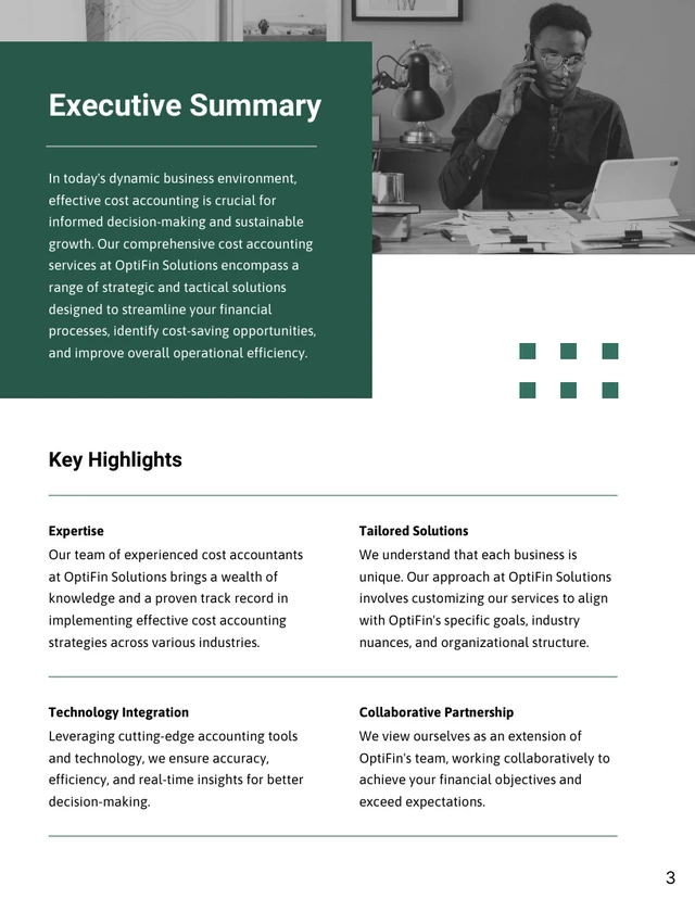 Cost Accounting Proposals - Page 3