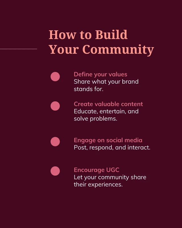 Building a Brand Community Social Media Carousel Template - Page 3