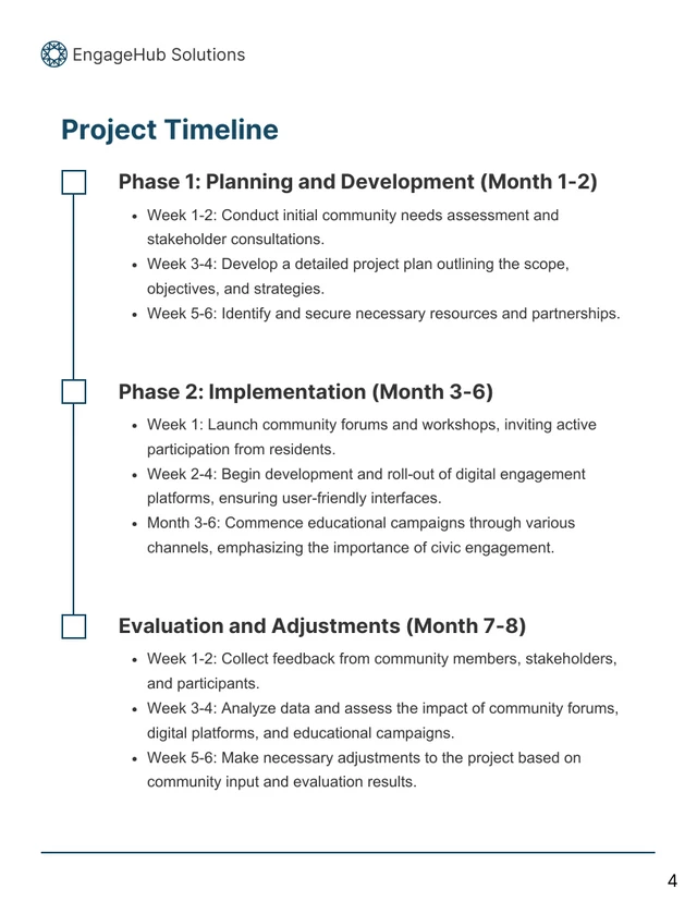 Civic Engagement Proposal - Page 4