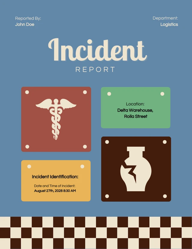 Colorful Panel Incident Report